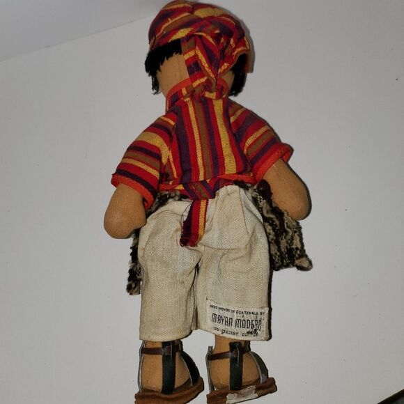 Vintage Mayan Guatemala Doll - Picture 2 of 4